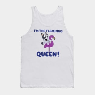 Im The Flamingo Queen Matching Family Vacation Tank Top